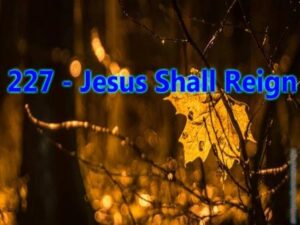 227 - Jesus Shall Reign