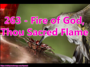 263 - Fire of God, Thou Sacred Flame